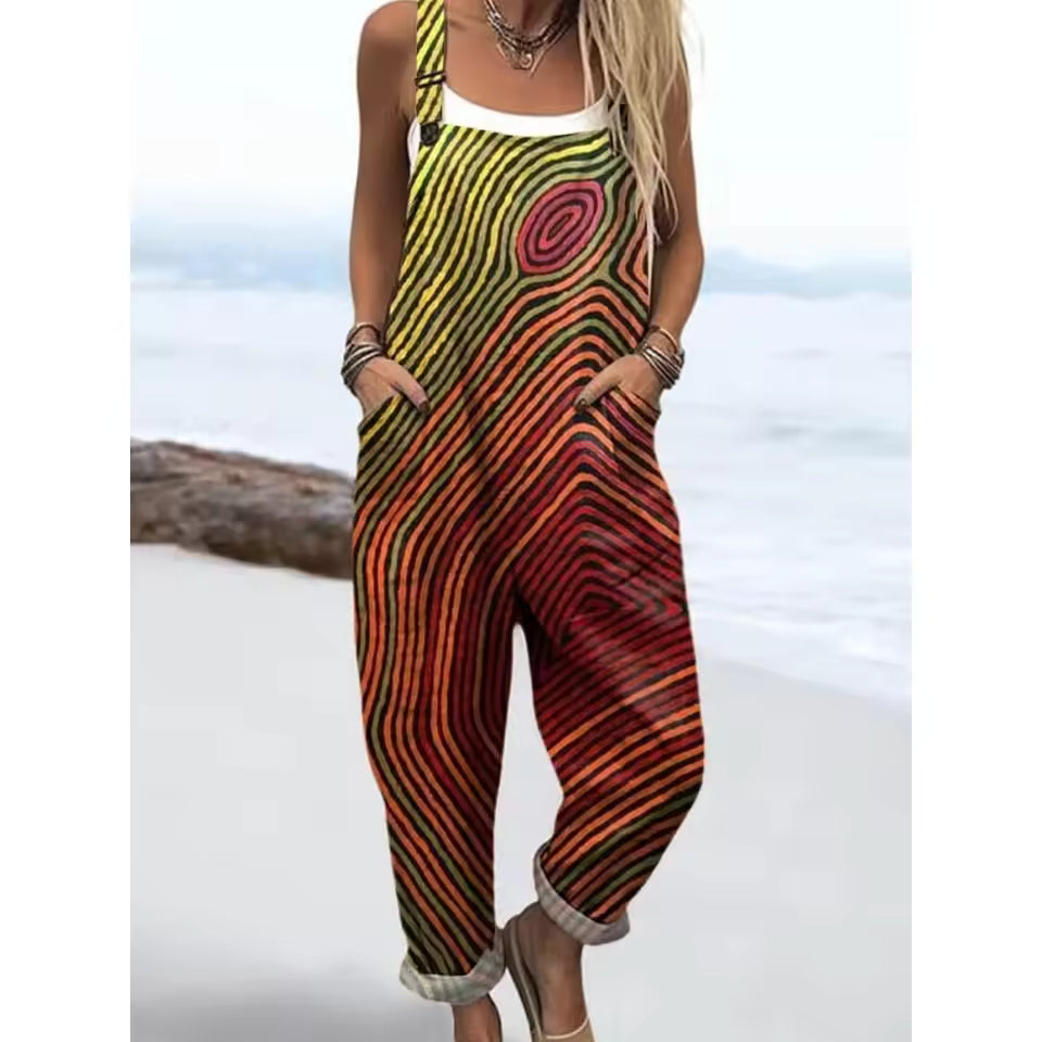 Rica | Colorful Striped Overalls