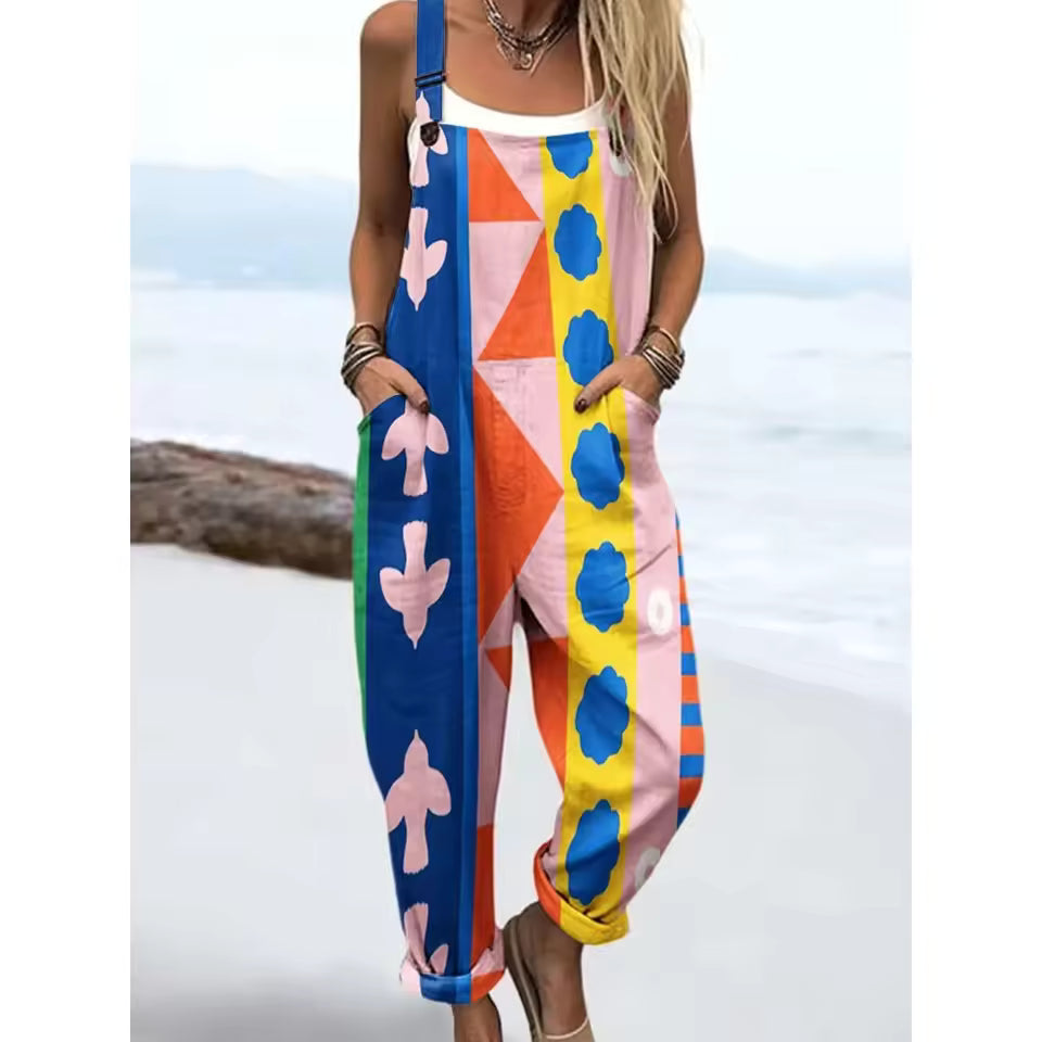 Rica | Colorful Striped Overalls