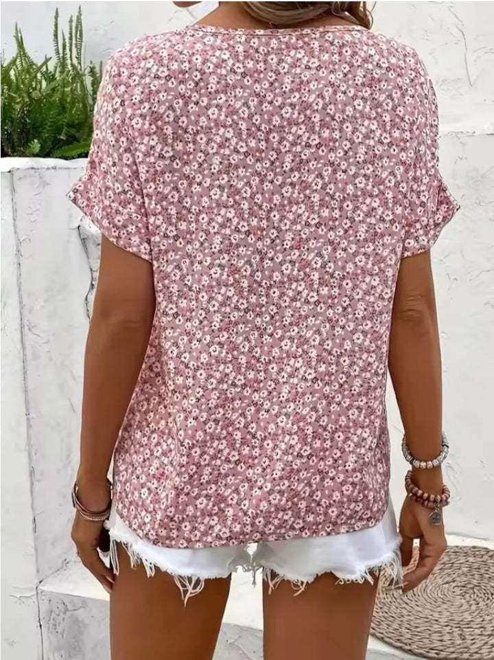 Brenda | Floral Button-Front Top