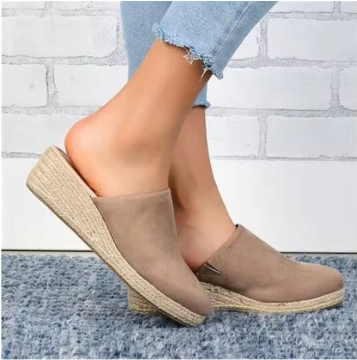 Becky | Orthopedic Wedge Mule Sandals
