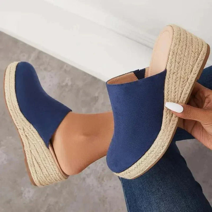 Becky | Orthopedic Wedge Mule Sandals